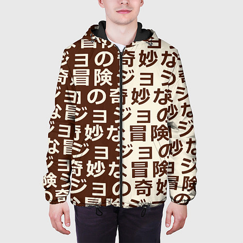 Мужская куртка Japan pattern / 3D-Черный – фото 3