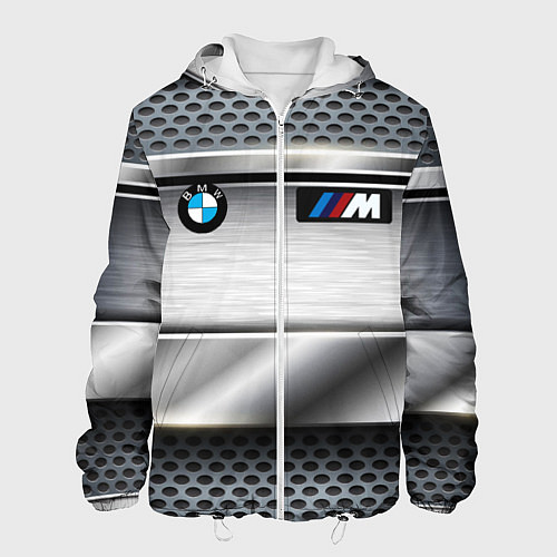 Мужская куртка BMW metal texture / 3D-Белый – фото 1