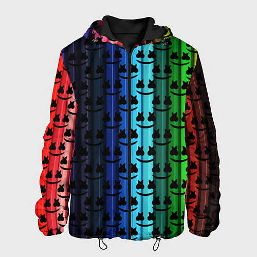 Мужская куртка Marshmello gradient / 3D-Черный – фото 1