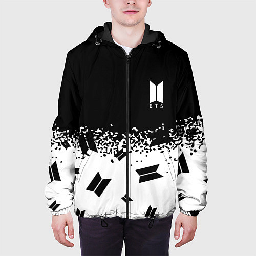 Мужская куртка Marshmello dj pattern краски / 3D-Черный – фото 3