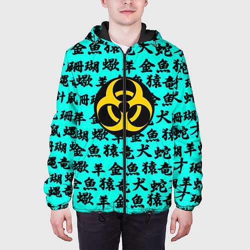 Мужская куртка Resident Evil japan pattern / 3D-Черный – фото 3