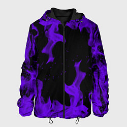 Мужская куртка Неоновый фиолетовый огонь