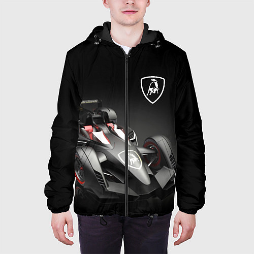 Мужская куртка Lamborghini F1 / 3D-Черный – фото 3