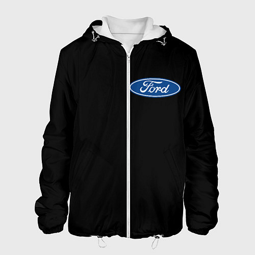 Мужская куртка FORD logo auto / 3D-Белый – фото 1