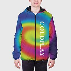Куртка с капюшоном мужская Coldplay moon music album, цвет: 3D-черный — фото 2