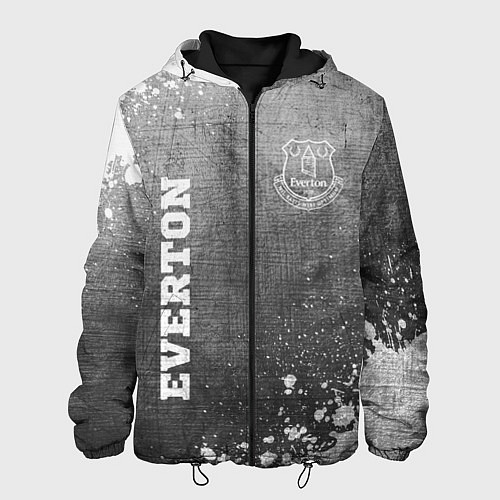 Мужская куртка Everton - grey gradient вертикально / 3D-Черный – фото 1