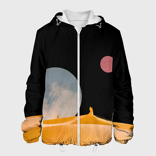 Мужская куртка Arrakis sandworm Dune / 3D-Белый – фото 1