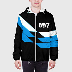 Куртка с капюшоном мужская Dayz geometry steel, цвет: 3D-белый — фото 2