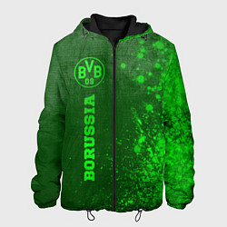 Куртка с капюшоном мужская Borussia - green gradient по-вертикали, цвет: 3D-черный