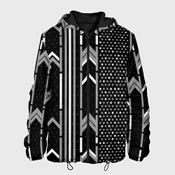 Мужская куртка Закулисье чёрно-белое