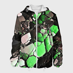 Мужская куртка Чёрно-зелёный камень