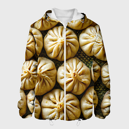Мужская куртка Хинкали / 3D-Белый – фото 1