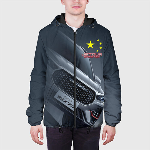 Мужская куртка Jetour / 3D-Черный – фото 3