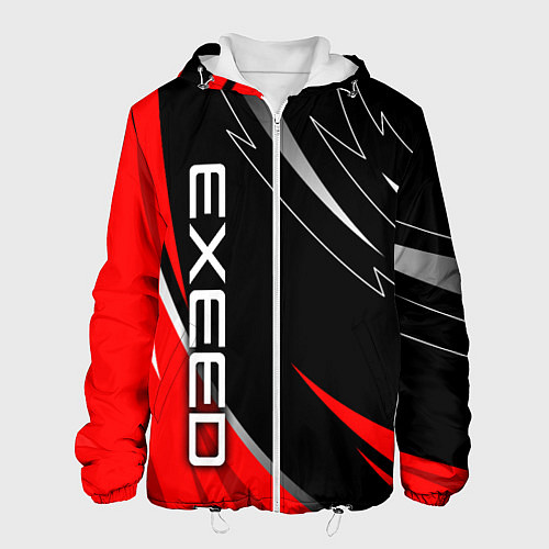 Мужская куртка Exeed - red uniform / 3D-Белый – фото 1