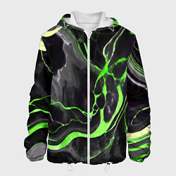 Мужская куртка Зелёно-чёрный мрамор