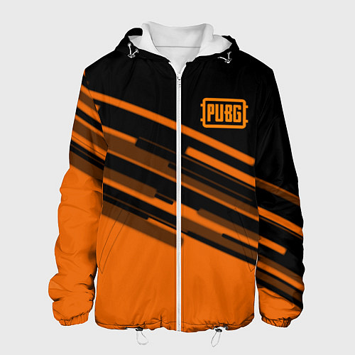 Мужская куртка PUBG geometry line / 3D-Белый – фото 1