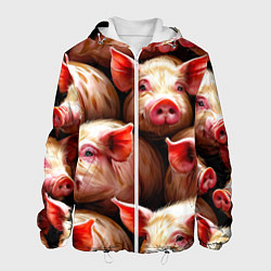 Мужская куртка Поросята