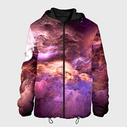 Мужская куртка Сиреневый туман текстура