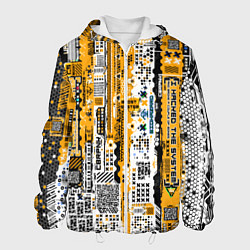 Мужская куртка Cyberpunk pattern yellow