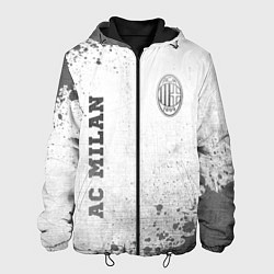 Мужская куртка AC Milan - white gradient вертикально