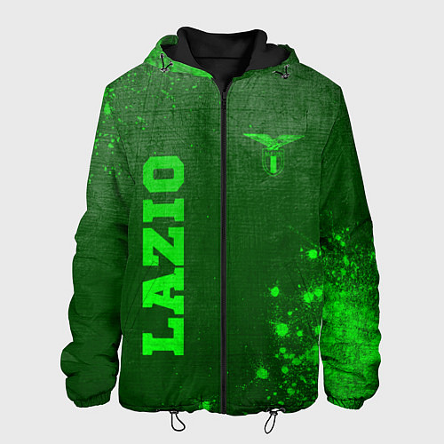 Мужская куртка Lazio - green gradient вертикально / 3D-Черный – фото 1