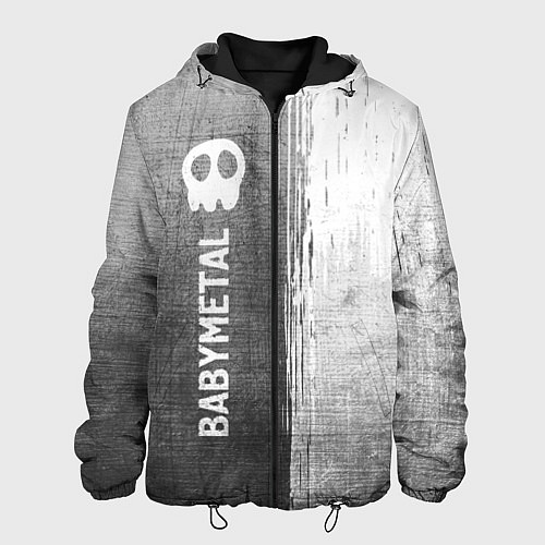 Мужская куртка Babymetal - grey gradient по-вертикали / 3D-Черный – фото 1