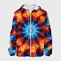 Мужская куртка Фрактальная узорная абстракция