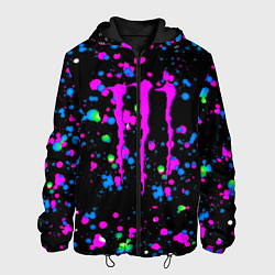 Мужская куртка Monster energy неоновые краски