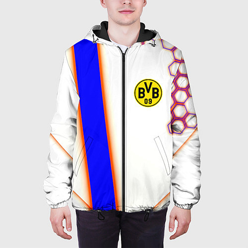 Мужская куртка Borussia geometry sport / 3D-Черный – фото 3