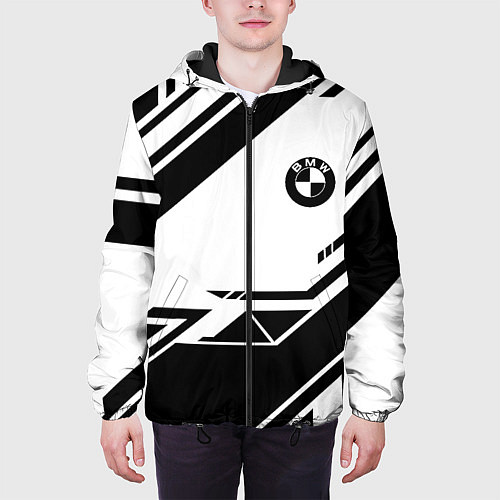 Мужская куртка BMW geometry black / 3D-Черный – фото 3