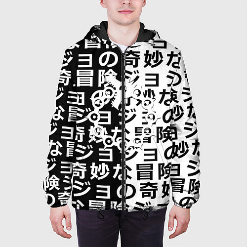 Мужская куртка Семь смертных грехов паттерн / 3D-Черный – фото 3