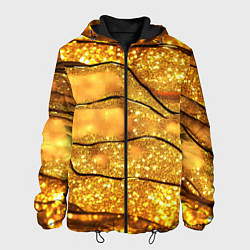 Мужская куртка Золотая текстура с блестками
