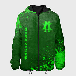 Мужская куртка Hunter x Hunter - green gradient вертикально
