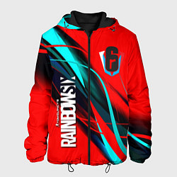 Мужская куртка Rainbow six геометрия полосы