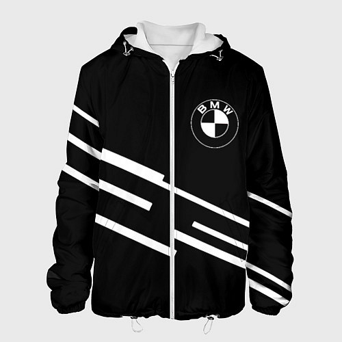 Мужская куртка BMW geometry line / 3D-Белый – фото 1