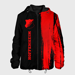 Мужская куртка Hoffenheim - red gradient по-вертикали