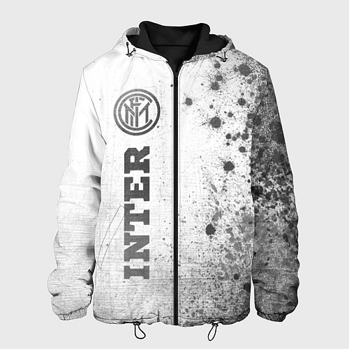 Мужская куртка Inter - white gradient по-вертикали / 3D-Черный – фото 1