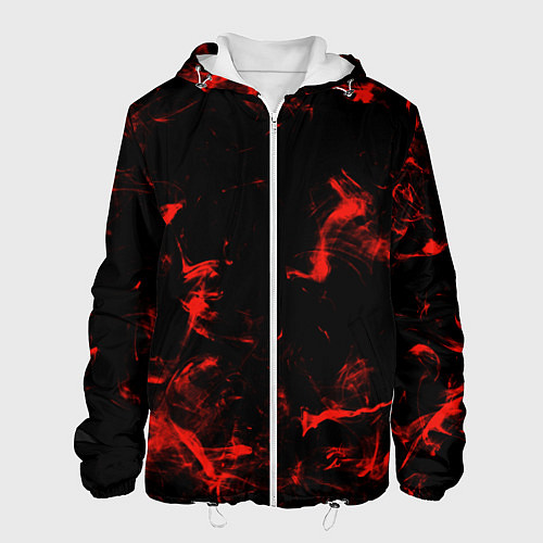 Мужская куртка Color red black / 3D-Белый – фото 1