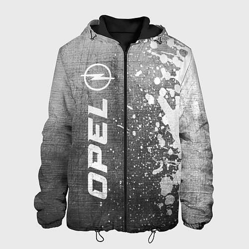 Мужская куртка Opel - grey gradient по-вертикали / 3D-Черный – фото 1