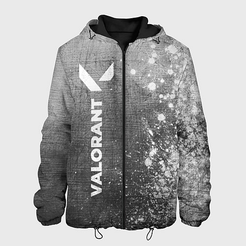 Мужская куртка Valorant - grey gradient по-вертикали / 3D-Черный – фото 1