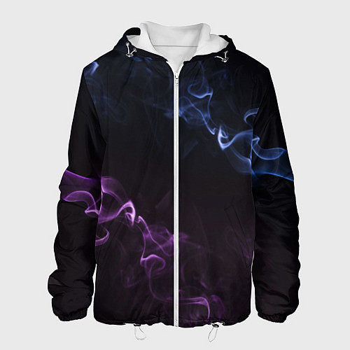 Мужская куртка Color black blue pink / 3D-Белый – фото 1
