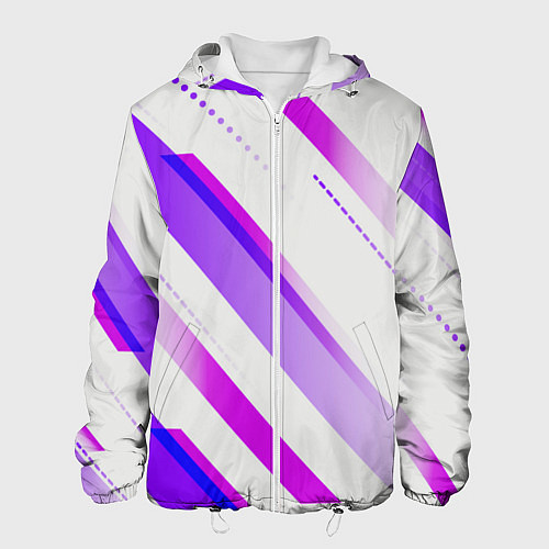 Мужская куртка Color white pink / 3D-Белый – фото 1