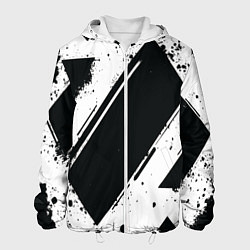 Мужская куртка Color black white