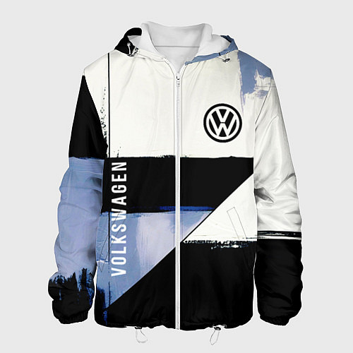 Мужская куртка Volkswagen логотип / 3D-Белый – фото 1