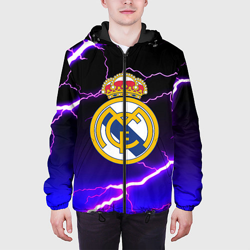 Мужская куртка Real Madrid storm / 3D-Черный – фото 3
