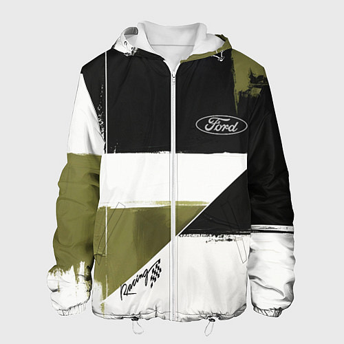 Мужская куртка Ford эмблема / 3D-Белый – фото 1