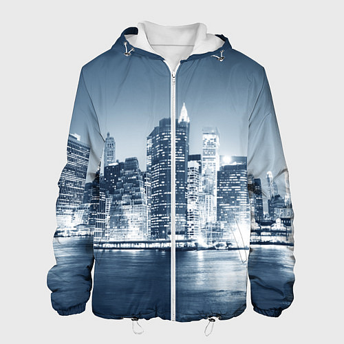 Мужская куртка New York город / 3D-Белый – фото 1