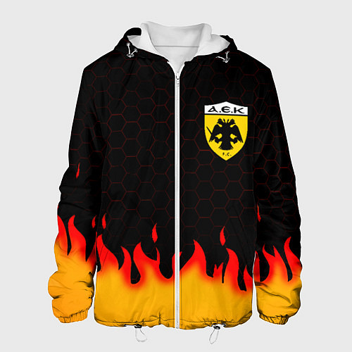 Мужская куртка AEK fire hexagon / 3D-Белый – фото 1