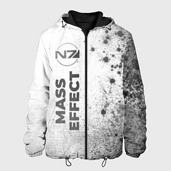 Мужская куртка Mass Effect - white gradient по-вертикали