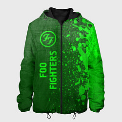 Мужская куртка Foo Fighters - green gradient по-вертикали